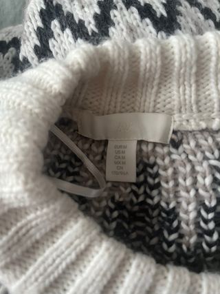 Jersey grueso estampado Fair Isle