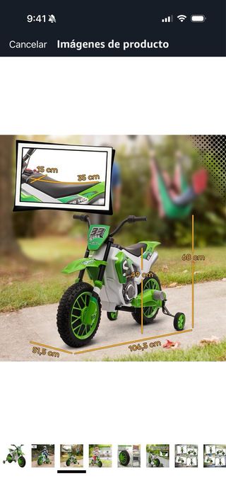 Moto Eléctrica Infantil 12V