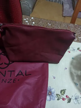 Borsa Chantal Firenze Pelle + Pochette Rossa