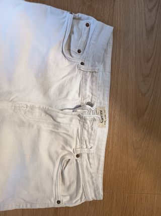 Pull&Bear Pantalones Cortos Blancos
