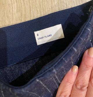 Calças GAP crop flare tam 36