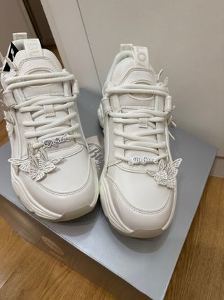 Zapatillas Buffalo Butterfly Blancas Talla 41