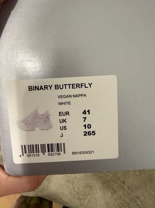 Zapatillas Buffalo Butterfly Blancas Talla 41