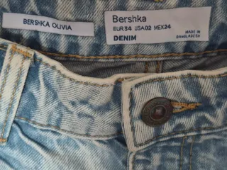 Pantalón vaquero desgastado azul