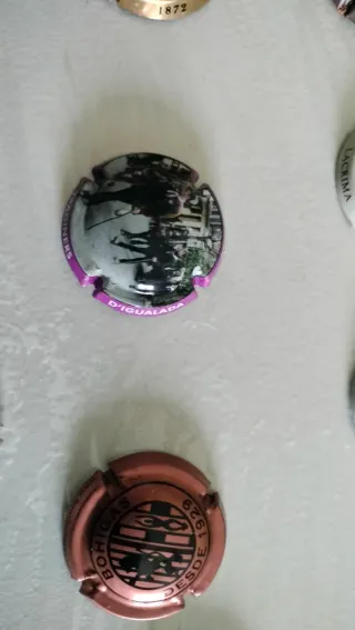 54 Chapas Tapones de Cava Colección