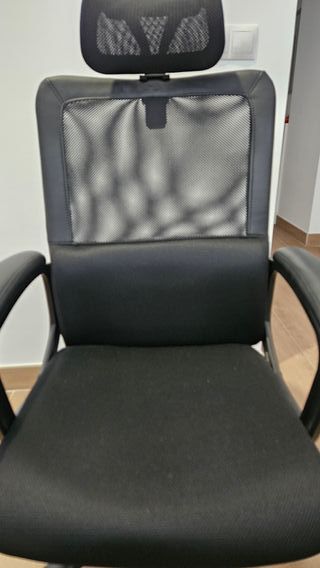 Silla de Oficina Ergonómica Negra