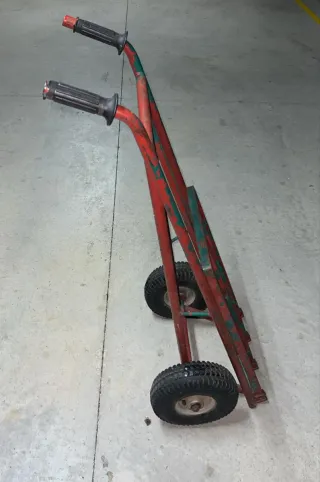 Carretilla con base larga