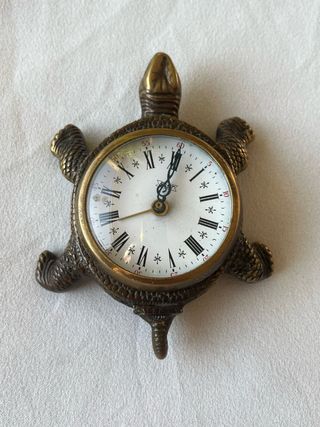 Orologio da viaggio tartaruga bronzo