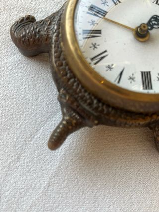 Orologio da viaggio tartaruga bronzo