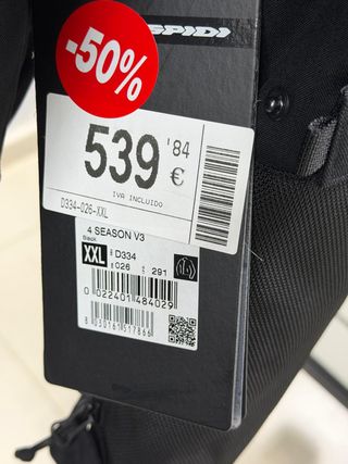 Chaqueta SPIDI 4 Season V3 Negra