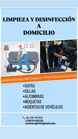 Servicios de limpieza de tapiceria muebles y más