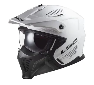 Casco Moto LS2 Drifter Solid Blanco