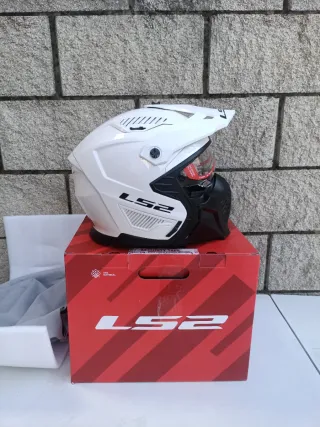 Casco Moto LS2 Drifter Solid Blanco