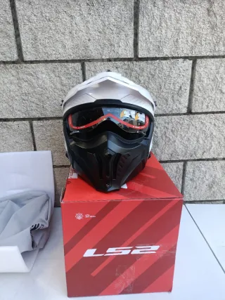 Casco Moto LS2 Drifter Solid Blanco