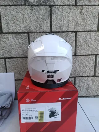 Casco Moto LS2 Drifter Solid Blanco