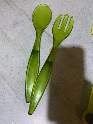 Set Mestoli Cucina Verdi Trasparenti