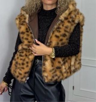 Chaqueta sin mangas reversible