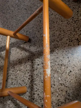 Mesa extensible de madera