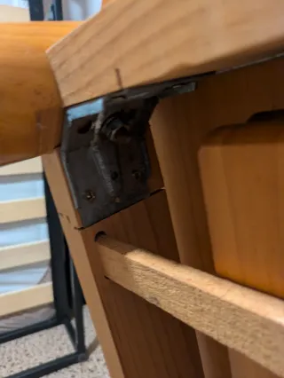 Mesa extensible de madera