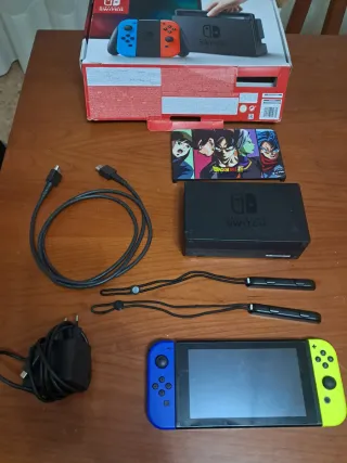 Switch V2 Completa Azul/Amarillo