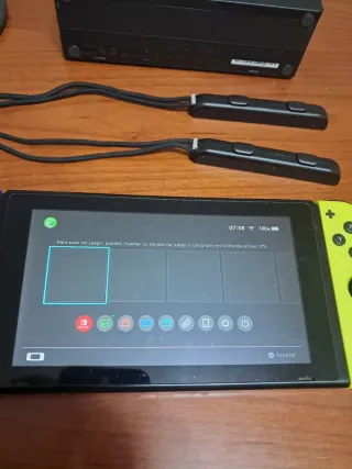 Switch V2 Completa Azul/Amarillo