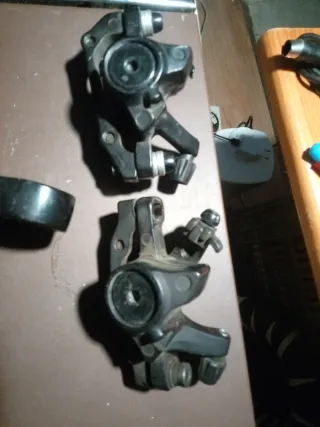 Pinzas y manetas freno aluminio bici