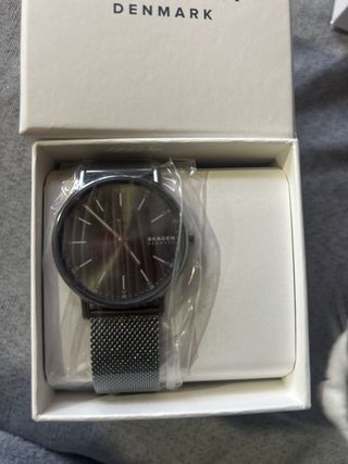 Reloj Skagen Denmark Negro/Plateado