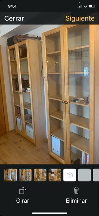 Librerías Ikea Cristal Madera