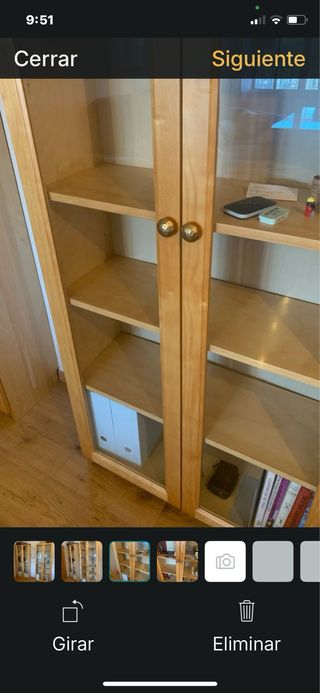 Librerías Ikea Cristal Madera