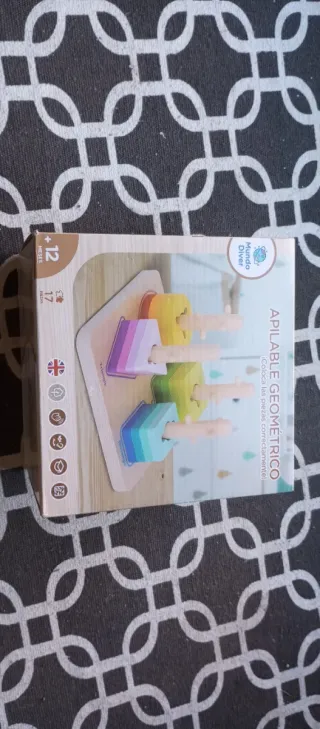 Juguete Montessori Bloques Madera Formas