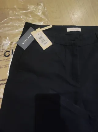 Pantalón Chino Mujer Polo Club Negro