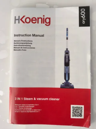 Aspiradora Vapor 3 en 1 HKoenig