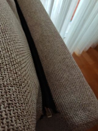 Sillón reclinable tela beige/gris Comprado en 2021