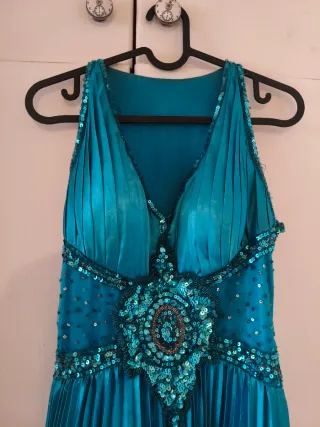 Vestido de fiesta largo azul