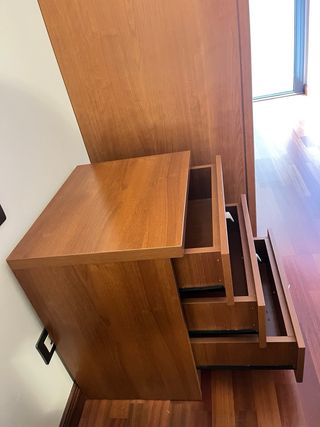 Juego de 2 mesitas de noche de madera