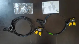 🆕Frenos Magura MT5 4 pistones + 2 Discos 203 mm