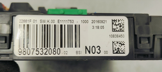 CAJA RELES / FUSIBLES PEUGEOT 2008 (--.2013->) 1.