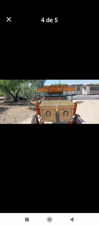 Carro jardinera Maratón caballo