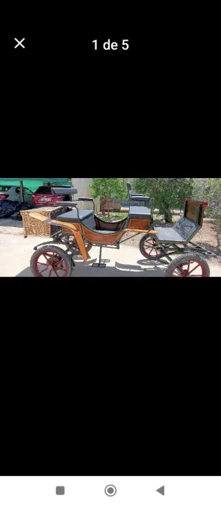 Carro jardinera Maratón caballo