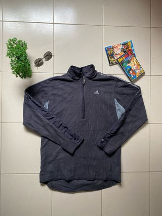 Jersey Adidas Vintage Gris Y2K