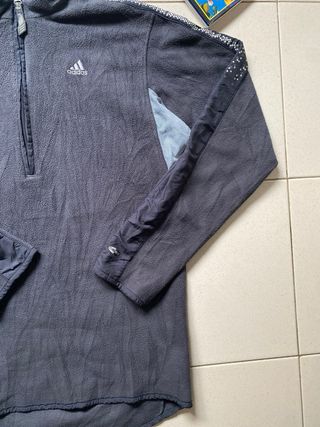 Jersey Adidas Vintage Gris Y2K