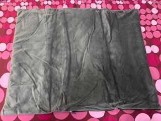 Manta bebé nubes gris