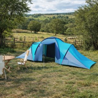 Tienda Campaña 6 Personas Azul