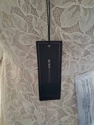 Vestido Novia BCBGMAXAZRIA Blanco Encaje