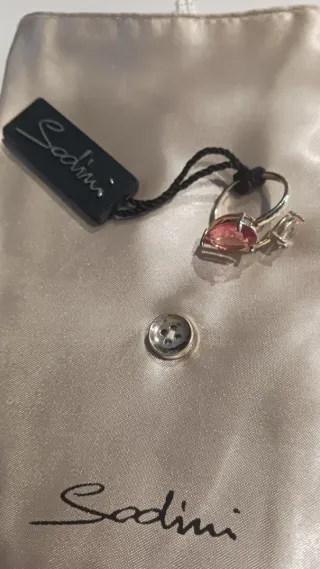 Anello Sodini con cristalli rosa