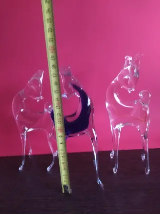 Lote 3 Figuras Cristal Murano