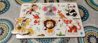 Lote de Puzzles madera para bebés