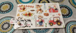 Lote de Puzzles madera para bebés