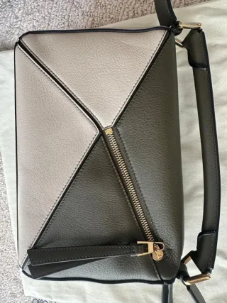 Bolso Loewe Puzzle Pequeño Verde