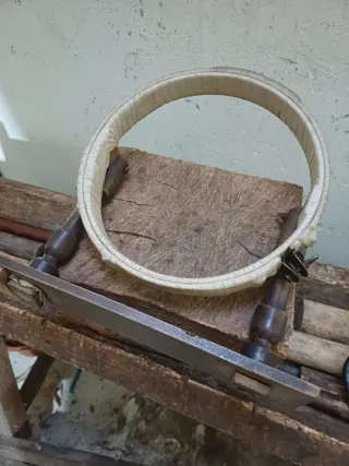 Bastidor bordar antiguo de madera